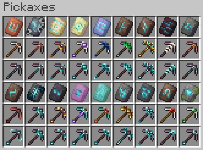 pickaxes